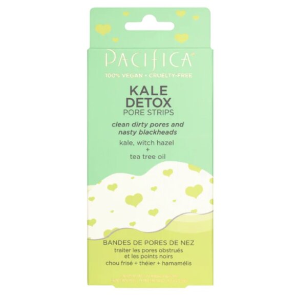 🌈4/$20 NIB PACIFICA Kale Detox Pore Strips Full Size 6 ct - Picture 1 of 3